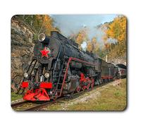 Steam Train Railway Mouse Mat Pad Computer PC Laptop Gaming Office Home Desk Accessory Gadget 2177