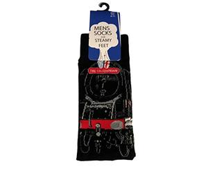 Steam Train Socks THE Caledonian LMS Duchess Mens Sock Pair UK 6-11