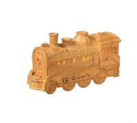 Steam Train Style Essential Oil Diffuser Offering 300ml Continuous Mist for Up to 12 Hours, Quiet Functionality, and Ambient Light Effects Suitable for Various Spaces (wood)