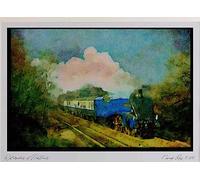 Steam Trains 182088 Gresley A3 Sir Nigel Gresley Works The Cumbrian Mountain Express Watercolour Picture Limited Edition A3