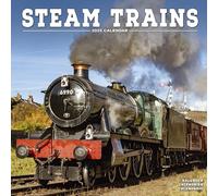 Steam Trains 2025 Square Wall Calendar | Transport, Train, Locomotive Calendar