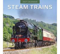 Steam Trains - 2027 Square Wall Calendar - by Red Robin Publishing