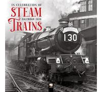 Steam Trains Heritage Wall Calendar 2026 (Art Calendar)