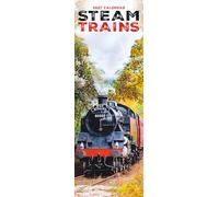Steam Trains Slim 2027 Calendar | Slimline Wall Calendar | Train, Steam Railway Gift | Plastic Free Packaging | by Avonside Publishing