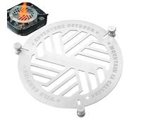 Steam Tray for Pot - Polished Steel Circular Steaming Stand, Raised Heating Insert, Even Cook Support | Travel Picnics Barbecue Adventures Festive Feasts Cuisine Handling