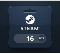 Steam Wallet MYR 16 Gift Card MY