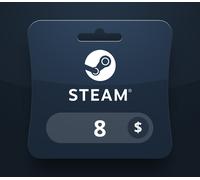 Steam Wallet USD 8 Gift Card LK