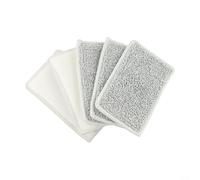Steam Wand and Drip Tray Cleaning Cloths 5 Pack for Espresso Machines Absorbent Fabric Pads for Daily Maintenance Routine