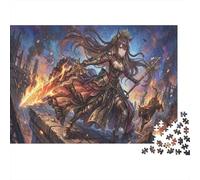 Steam War Maiden 500 Piece Wooden Jigsaw Puzzle,Whimsical Challenge,Gift Idea,Educational Toy,Wood,Home Wall Decor,Adults & Kids 14+,Stress Relief (52x38cm)