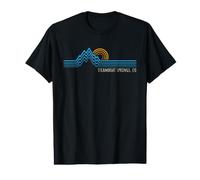 Steamboat Springs Colorado USA Retro Mountain Sunset Design Value Graphic T-Shirt