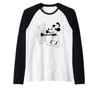 Steamboat Willie Mickey Raglan Baseball Tee