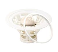 Steamed Bun Mold - Food-Grade Dumpling Mold with Skin Cutter - 7in Pastry Pie Steam Bun Mold, Foldable Dumpling Crimper Maker Kitchen Gadgets for Buns, Dumplings or Siu Mai