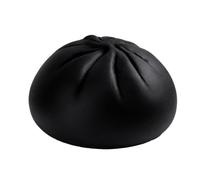 Steamed Bun Shaping Fun, With Focus-Enhancing Design, Black, Black Bun Squishy Toy, Squeeze Dough Ball Stress Relief Toy, Soft Comfortable Texture, For Focus Training Classroom Relaxation