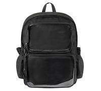 STEAMEDBUN Ita Bag Backpack with insert Pin Display Backpack for School Anime Cosplay, Black, M, Laptop