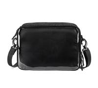 STEAMEDBUN Ita Bag Crossbody Small Ita Purse Pin Display Bag with Insert, Black, Fashion