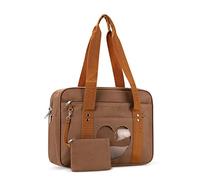 STEAMEDBUN Kawaii Ita Bag Japanese School Bag Cute Tote Bag Large Shoulder Anime Heart Purse, Brown, Medium