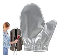 Steamer 20g with Three Layers Heat Resistant Protection Waterproof Silver Mitts with Finger Loop Heated Mitts for Garment Steamer