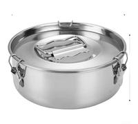Steamer Basket Built from 304 Stainless Steel for Strength Stability and Use Steaming Baking and Simmering Roles (Big)