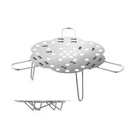 Steamer Basket Foldable Height Adjustable Metal Steamer Basket for Dumplings | Fish Dumpling Basket for Fish Dumplings Meal Prep Pot Cooker Home Travel