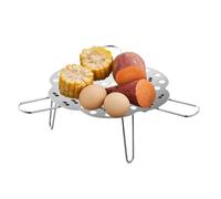 Steamer Basket - Folding Basket 15.6x2.5cm, Adjustable Pot Rack, Durable Kitchen Tool | Home Travel Camping Restaurant Dumplings Fish Pan Cooker Meal Prep Cooking Accessory Universal