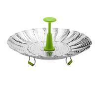 Steamer Basket, Folding Stainless Steel Steamer Basket, Steamer Basket with Retractable Caraway Handle, for Fruits, Vegetables, Kitchen, Home, Rice and