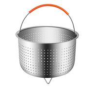 Steamer Basket For I-nstant Pot Stainless Steel Steamer Basket Stainless Steel Fruit Strainer Pressure Cooker Accessories Kitchen Tool With Silicone Handle