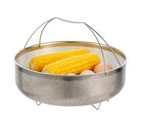 Steamer Basket For The Stock Pot - Stainless Steel Steamer Basket With Handle | Mesh Casserole Insert For Healthy Cooking, Food Preparation And Daily Use Within L