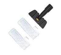 Steamer Cleaners Replacement Accessories Kits Foldable Handheld Nozzle with Microfiber Cloths for Hard Surfaces Cleaning Foldable Brush
