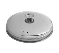 Steamer Compatible with Wide Mouthed Pots Up to 20cm Diameter Ensures Stability During Boil and Steam Tasks (20cm pot cover)