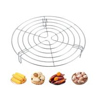 Steamer Cooking Rack | Stainless Steel Baking Stand, Steamer Stand - Multi-Function Fish Steaming, Thaw Pressure Cooker Oven Fryer Apartment Farmhouse Dining Room
