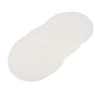 Steamer Dim Sum Paper Non Stick Under Steam Mat Environmental-Friendly -Proof Oil-Proof (6 Inch (153mm ID, 5mm Thickness))