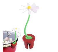 Steamer | Flower Pour-Proof Lid Lifter - Creative Non-Slip Kitchen Aid for Slow Cooking Household Restaurant Heat Resistant