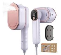 Steamer for Clothes,1200W Clothes Steamer Iron combo, Fast Heat Up Travel Steamer with 3 Steam Modes LCD Display, 180ml Water Tank, Wrinkle Remover for Home & Travel