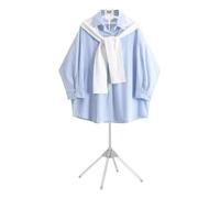 Steamer Hanger Stand, Foldable Garment Rack for Steaming Clothes, Portable Clothing Support for Handheld Steamers, Pants, Dresses, Home, College Dorms, Wedding Preparation