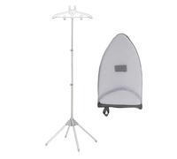 Steamer Hanger Stand - Thickened Aluminum Alloy Adjustable Rotatable Rack | Handheld Garment Steamer Bracket, Portable Clothes Ironing Support Frame | Fabric Drying Holder For Home Laundry Wardrobe