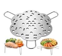 Steamer Insert for Cooking, Height-Adjustable Cooking Utensils, Metal Steamer Basket for Dumplings, Rice, Fish, Meal Prep, Cooking Pot