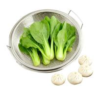 Steamer insert for the kitchen, steamer insert with non-slip handle, food for the kitchen, for home and apartment and catering trucks, meal preparation, egg, fish