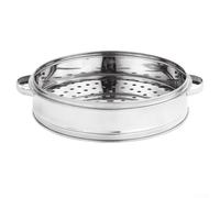 Steamer Insert Pans Stainless Steel Steamer Pot Kitchen Food Steamer Basket Insert, for Rice Vegetables Meat Fish Dumplings Dim Sum(18cm Steamer)