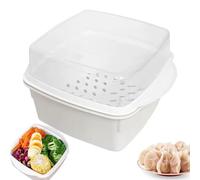 Steamer - Microwave Steamer | Steamers with Sieve Insert for Microwave Oven - Heating Steamers Microwaves Cookware for the Preparation of Vegetables and Fish