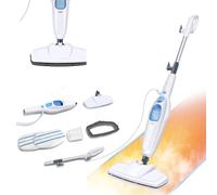 Steamer Mop for Hard Floor Cleaner,Steam Cleaner Electric Mop Floor Mop Wet Dry Dust Flat Cleaning Mop with 2 Washable Mop Pads,Tile Floor Cleaner for Laminate Floors