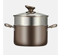 Steamer Pot/Soup pot/304 Stainless Steel,magnetically Conductive Composite Pot Bottom,Steamed Buns, Seafood,Chicken Soup 20CM