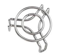 Steamer Rack - 2.4-inches Mini Stainless Steel Cooking Stand Round Trivet | Heavy Duty Steam Grate, Versatile Food Grade Wire Base, Durable Metal Support for Milk Pots Eggs and Cookware Set
