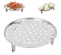 Steamer Rack, Stainless Steel Adjustable Steaming Rack Stand 24cm