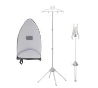 Steamer Stand - Folding Telescopic Clothes Steamer Holder, Hanger For Steaming Clothes With Ironing Gloves,Steamer Rack For Clothes,Handheld Garment Steamer Rack,Clothes Hanger