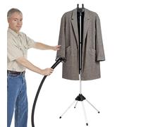 Steamer Stand - Folding Telescopic Clothes Steamer Holder | Height Adjustable Hanger For Steaming Clothes | Handheld Garment Steam Iron Rack For Home, Hotel, Tailor's Shop, Clothing Store