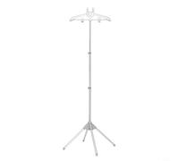 Steamer Stand, Folding Telescopic Clothes Steamer Stand, Handheld Garment Steamer Rack, Height Adjustable Clothes Hanger, for Home Steam Ironing Shirts(grey)
