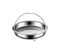 Steamers Basket For Cooking Stainless Steels Steaming Rack Stand With Handle Vegetable Steamers Rack Dishwasher Safe Stainless Steels Food Basket With Handle