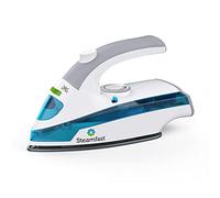 Steamfast SF-710 Mini Steam Iron, Non-Stick Sole Plate, Foldable Handle, 45 Second Heat Up Time, Cord Storage, White