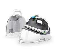 Steamfast SF-760 Portable Cordless Steam Iron, With Carrying Case, Non-Stick Sole Plate, White