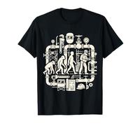 Steamfitter Evolution Funny Pipefitter Trades Graphic T-Shirt